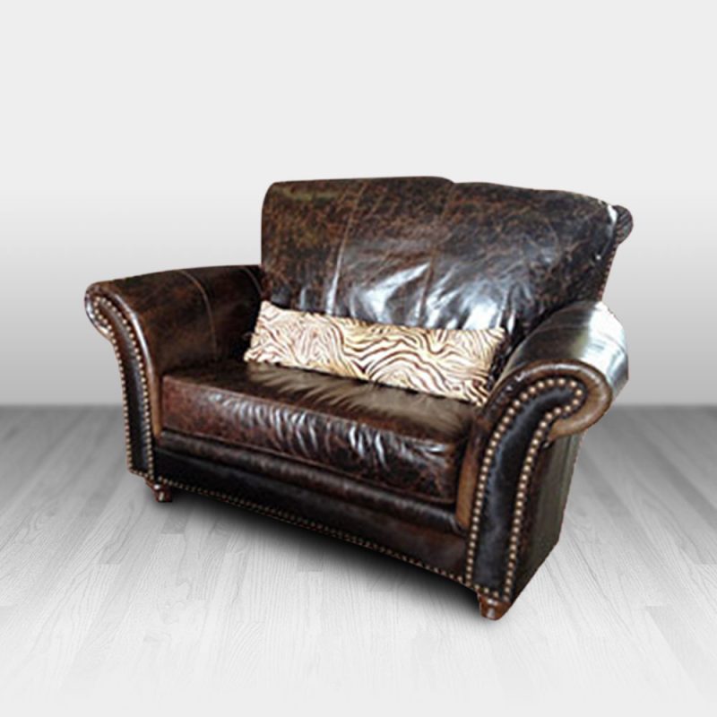 cowhide western furniture highlander accent chair