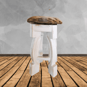 The Red Lodge Round Barstool