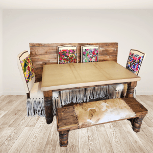 The Waco 6' Dining Set with Ponaka Dining  Chair