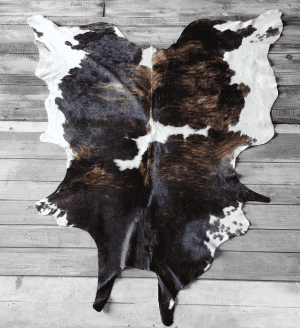 Premium Cowhide #24 - Exotic Dark Brown Tri Color