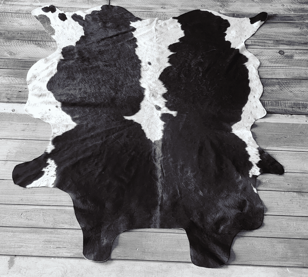 Cowhide #27.Black and White - Ranch & Co Interiors