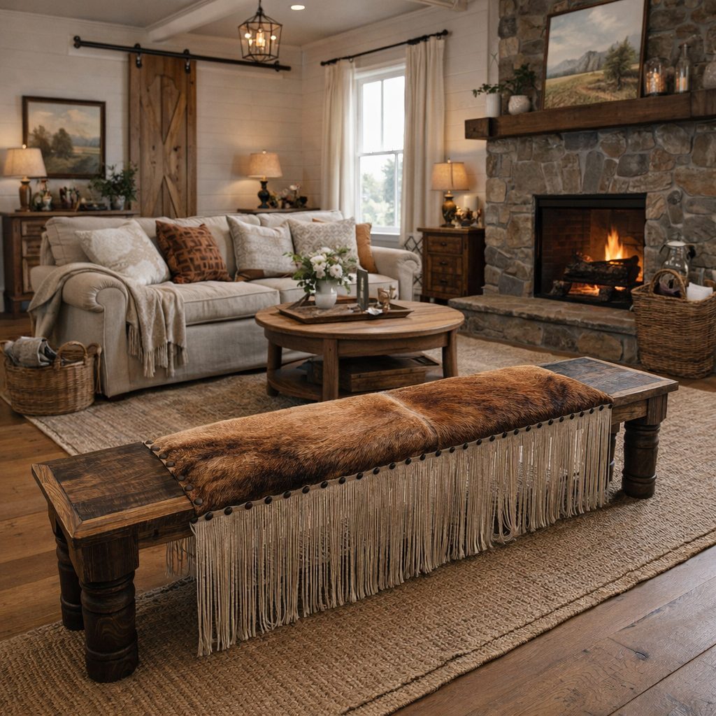 Waco BenchLiving Room - Ranch & Co Interiors