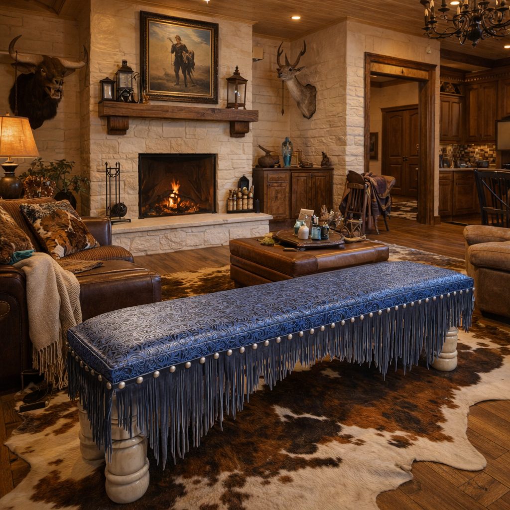 Waco Benchwavy fringe - Ranch & Co Interiors