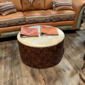 The Council Bluffs Storage Ottoman