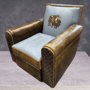 The Parada Del Sol Buffalo Embroidered Chair