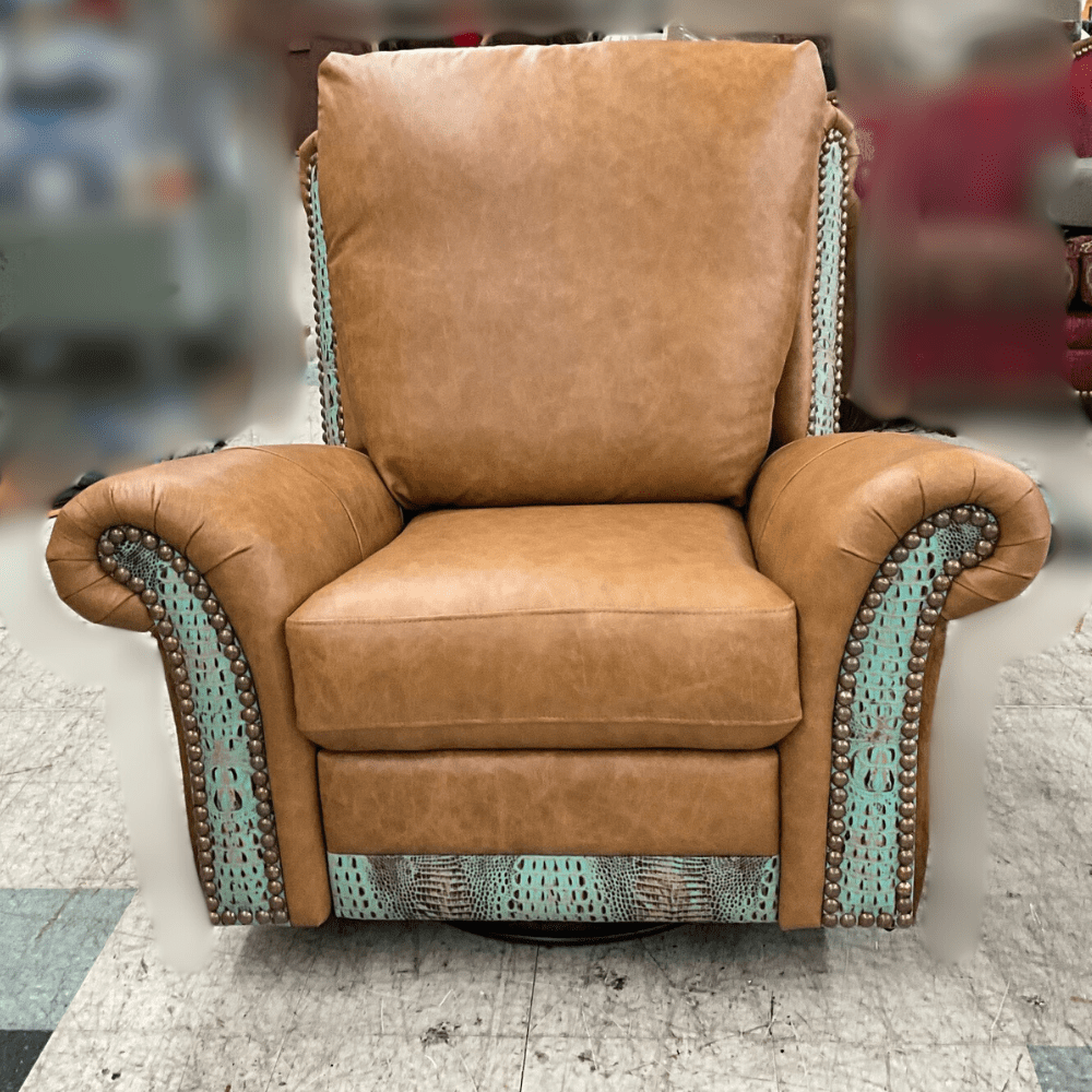 RCI - Santa Fe Swivel Glider Recliner9No Embroidery 1 - Ranch & Co Interiors