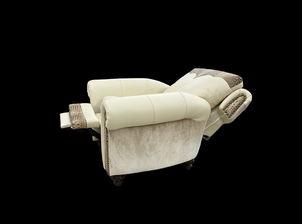 Santa Fe Recliner cream - Ranch & Co Interiors