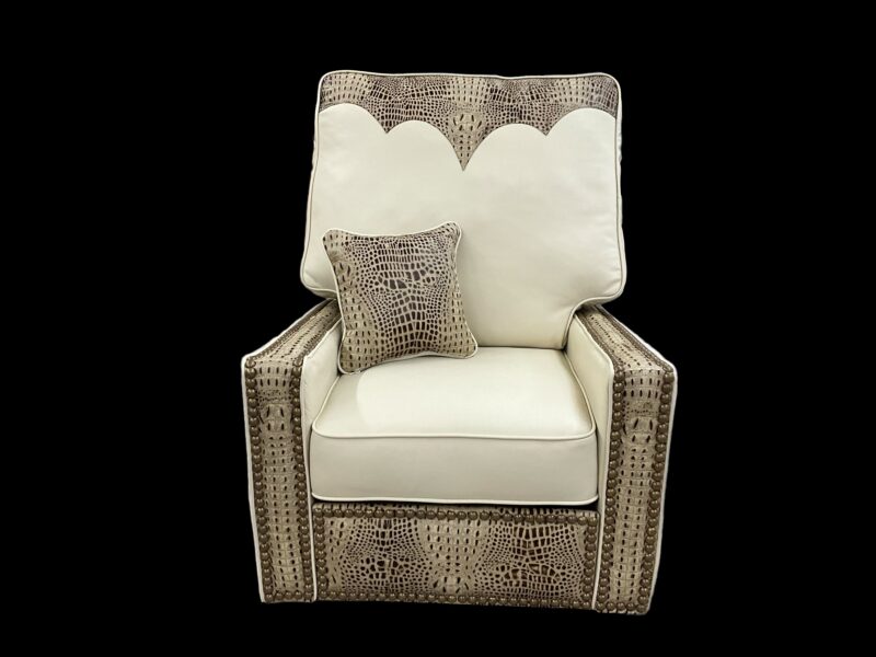 Mound City Swivel Recliner Chair - Ranch & Co Interiors