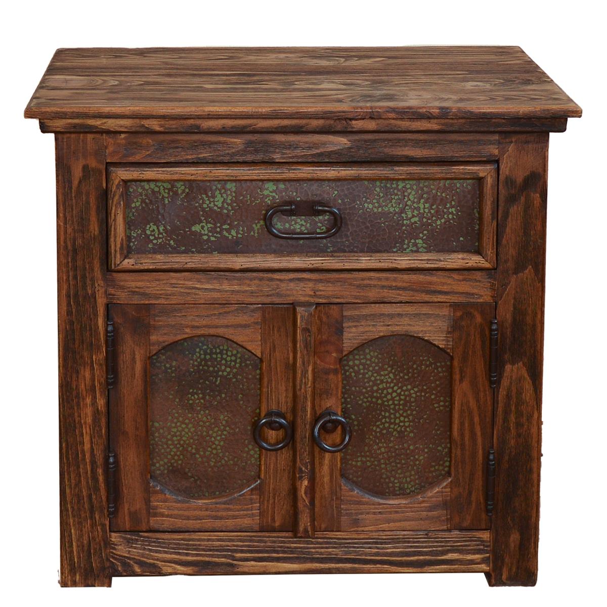 Hattiesburg Nightstand Copper - Ranch & Co Interiors