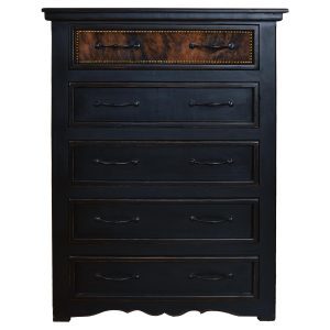 The Raleigh Chest with Cowhide