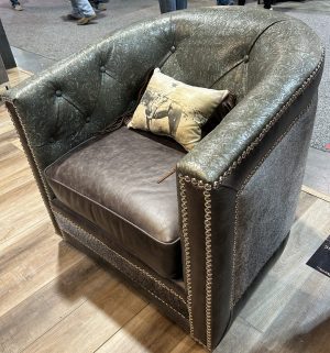Salinas Barrel ChairGreen1 - Ranch & Co Interiors