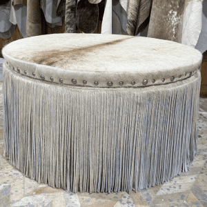 The Belton Round Storage Ottoman 36"