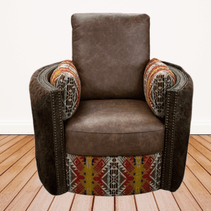 The Fort Meyers Swivel Recliner with Buffalo