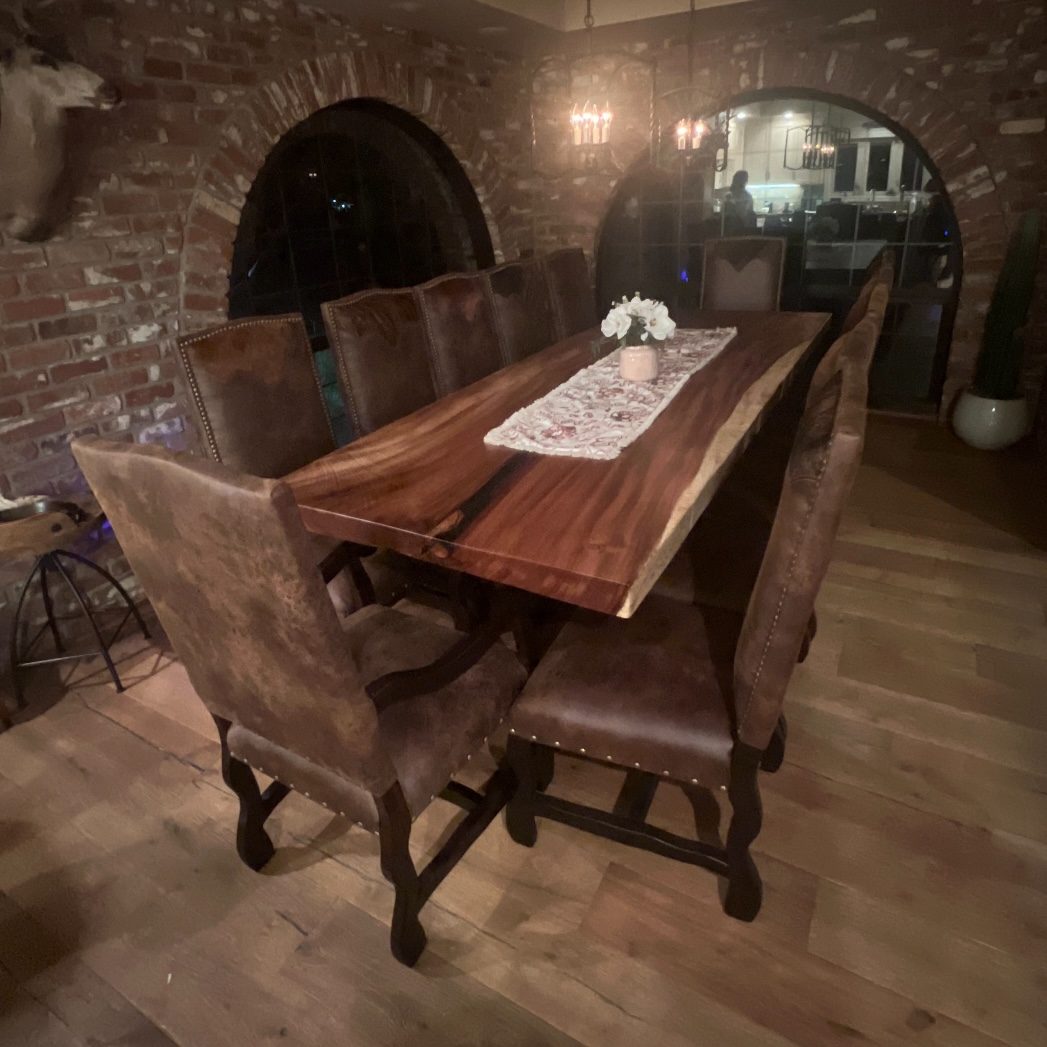 Grand Island Live Edge Dining Set - Ranch & Co Interiors