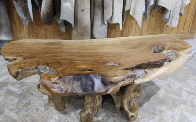 The Grover Live Edge Coffee Table