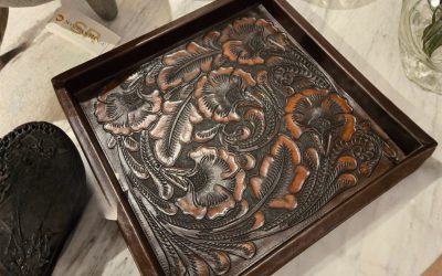 The Hand Tooled Tray Tobacco