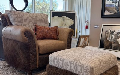 The Santa Fe Oversized Chair with Buffalo