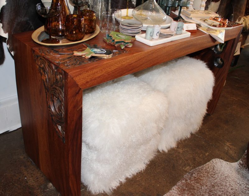 The Elizabeth Hand Carved Waterfall Console 14 - Ranch & Co Interiors